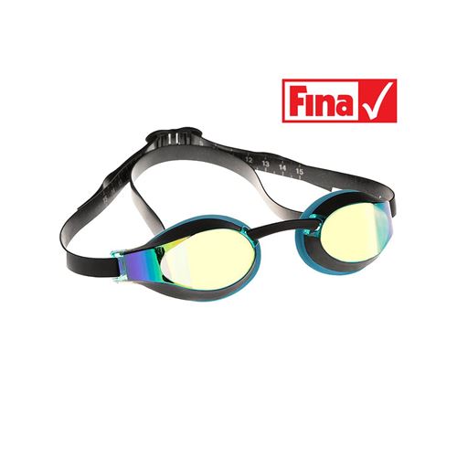 Picture of FINA RACING GOGGLES- X LOOK RAINBOW MIRROR AQUA