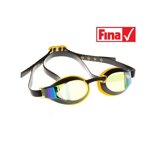 Picture of FINA RACING GOGGLES- X LOOK RAINBOW MIRROR YELLOW