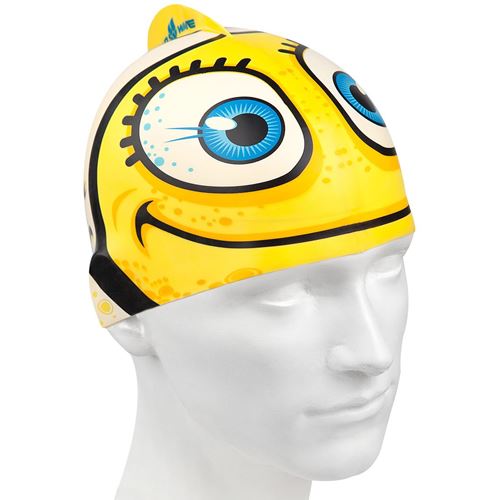 图片 JUNIOR LEISURE SWIM CAP - CLOWN FISH - YELLOW