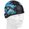 Picture of JUNIOR LEISURE SWIM CAP - SUBMARINE SILICONE PRINTED (BLACK)