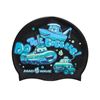 图片 JUNIOR LEISURE SWIM CAP - SUBMARINE SILICONE PRINTED (BLACK)