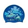 图片 JUNIOR LEISURE SWIM CAP - SUBMARINE SILICONE PRINTED (BLUE)