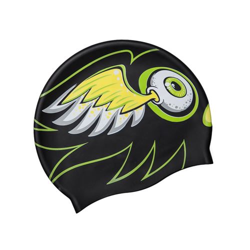 Picture of JUNIOR LEISURE SWIMCAP - EYE FLY (BLACK)