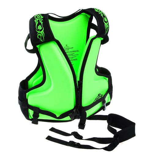 图片 LEARNING TO SWIM - LIFE VEST - BLACK / GREEN 