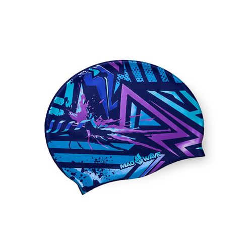 Picture of PERFORMANCE SWIMCAP - GRAFIC (BLUE)