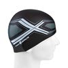 图片 PERFORMANCE SWIM CAP - SPYDER (BLACK/SILVER)