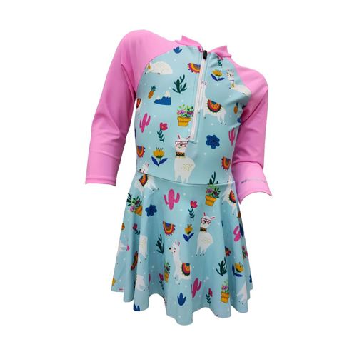 Picture of CACTUS GIRL LS 1-PC PINK/BLUE