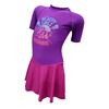 Picture of BEACHY GIRL SS-1-PC PINK/PURPLE