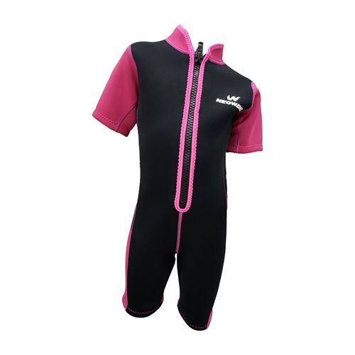 Picture of NEO KIDS SHORTY WETSUIT PINK/BLACK