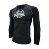 Picture of CALIFORNIA LS RASHGUARD BLACK/BLUE