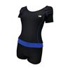 Picture of SLIP EASY TANKINI-1PC BLACK/BLUE