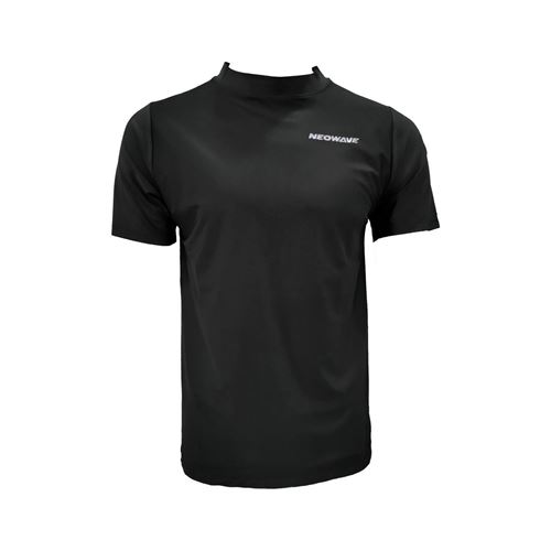 Picture of BASIC - SHORT SLEEVE RASH BLACK