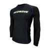 图片 WAVE LS RASHGUARD - BLACK/ROYAL BLUE