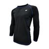 图片 LONG BREAKER LS RASHGUARD BLACK/R.BLUE