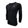 Picture of LONG BREAKER LS RASHGUARD BLACK/BLACK