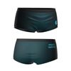 Picture of PERFORMANCE SWIM WEAR - UNI SEX DRAG SHORT (BLACK/CYAN)