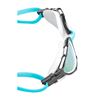 Picture of MADWAVE PERFORMANCE GOGGLES >TRIATHLON RAINBOW MIRROR - BLACK/CYAN