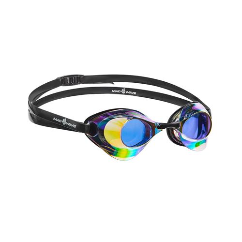 Picture of RACING GOGGLES - TURBO RACER II RAINBOW MIRROR (BLACK)