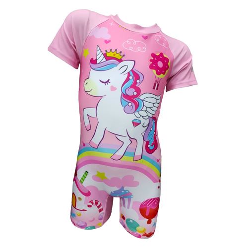 Picture of SHY UNICORN BABY 1-PC PINK