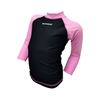 Picture of UNI KID LS RASHGUARD BLACK/PINK