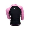 Picture of UNI KID LS RASHGUARD BLACK/PINK