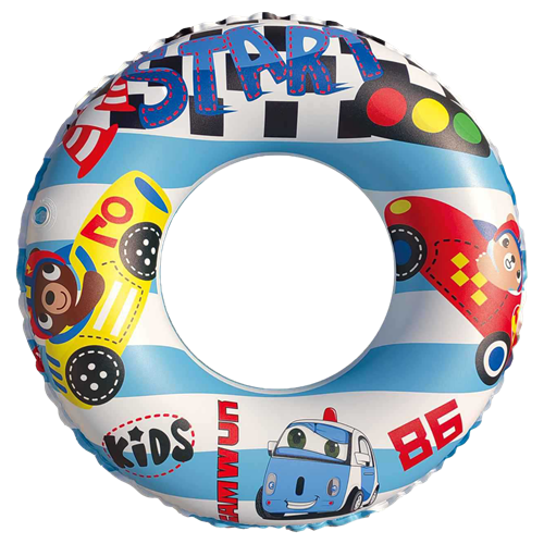 Picture of KIDS SWIMMING INFLATABLE - RACING CAR KIDS SWIM RING #70 (5-9 YR)