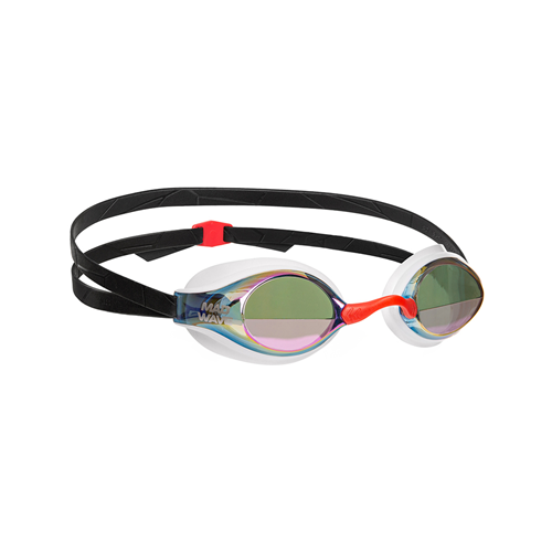 RACING GOGGLES - RECORD BREAKER RAINBOW MIRROR (WHITE)