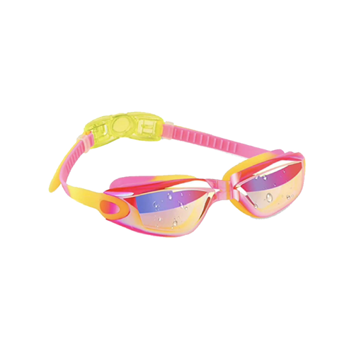 Picture of LEISURE GOGGLES - JUNIOR BLAST RAINBOW MIRROR - YELLOW/PINK