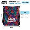 图片 DRY MESH BAG TROPICAL - NAVY RED